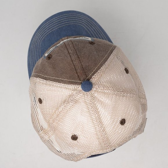 Wrigley Field Chicago Unisex Men Women Snapback Mesh Panel Blue Brown Patch 1914 - Picture 9 of 14